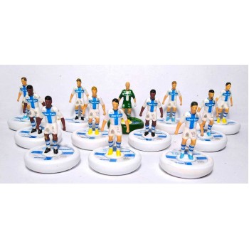 Subbuteo Andrew Table Soccer Olympique De Marseille 120 years edition kit on WSB Professional Bases